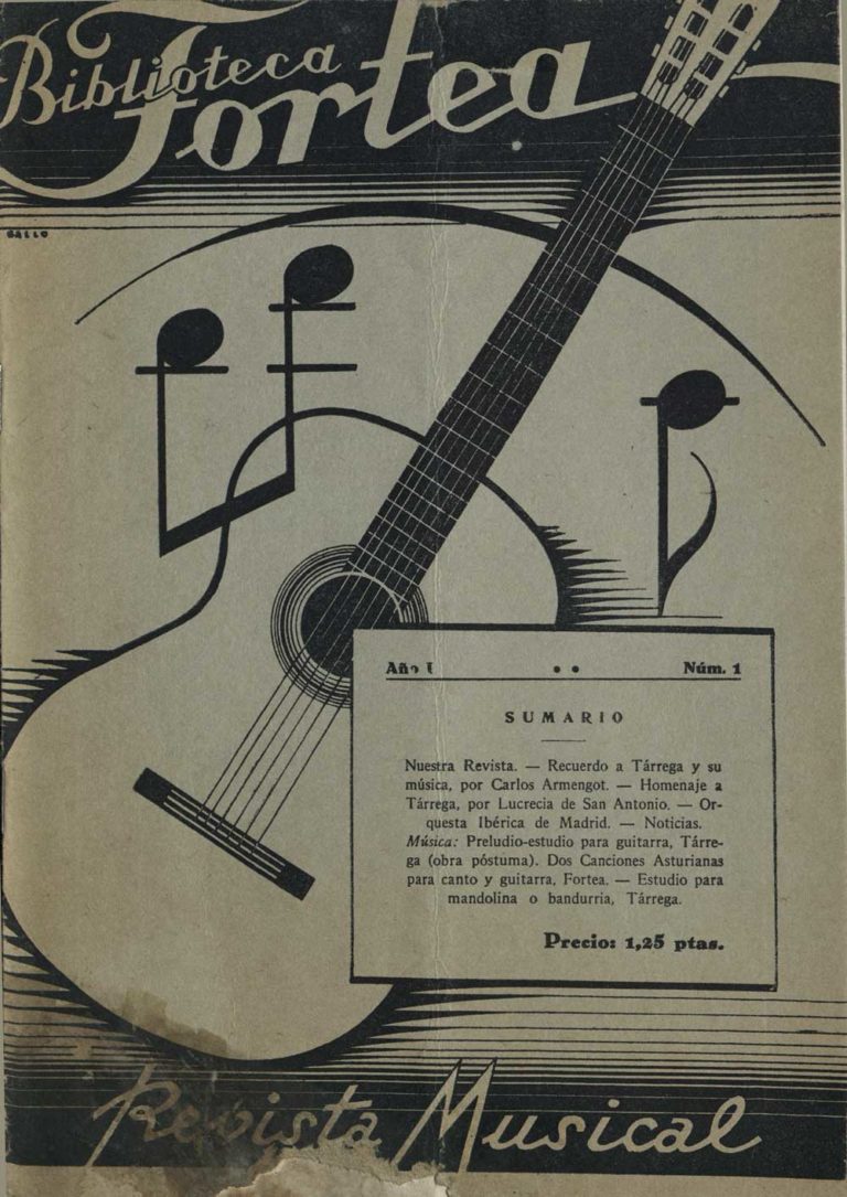 Biblioteca Fortea Revista Musical Digital Guitar Archive